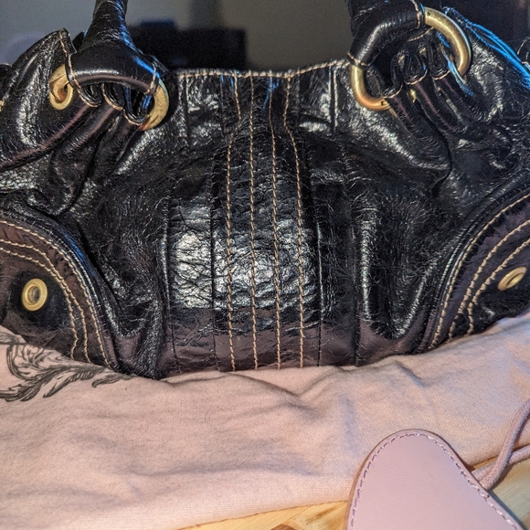 EXCELLENT! Juicy Couture "Baby Fluffy" Bag with Pink Dust Bag - Picture 7 of 9